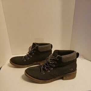 ROCKET DOG Womens Train Ankle Boots Gray Size 9